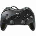 Wii mando clasico pro negro - 045496890421