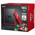 Con wii mini roja + mario kart - 045496343279.