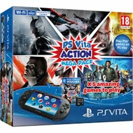 Con psv slim megapack action 5 juegos + 8gb