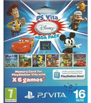 Psv memoria 16 gb disney megapack 6 juegos - 711719273486