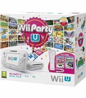 Con wiiu basica + wii party u + nintendo land - 045496311544