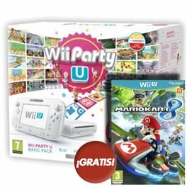 Con wiiu basica + wii party u + nintendo land