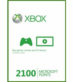 360 2100 microsoft points (360) - XBOX-2100POINTSB