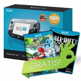 Con wiiu negra premium + nintendo land