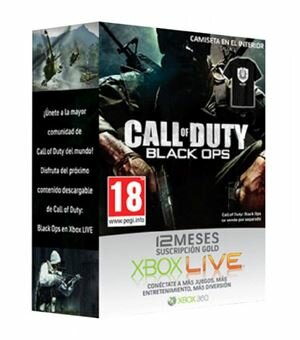 360 live 12 meses cod black ops + camiseta - 885370246681B