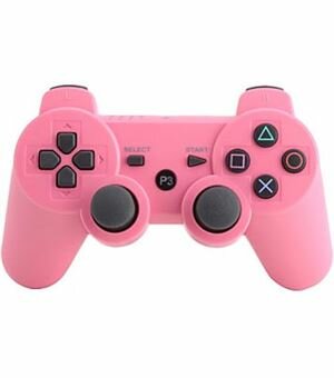 Ps3 mando double shock rosa - MANDODOBLEROSA