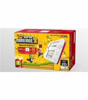 Con 2ds blanco/rojo + new super mario bros.2 (preinstalado) - 045496502171