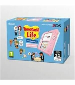 Con 2ds rosa + tomodachi life - 045496502478