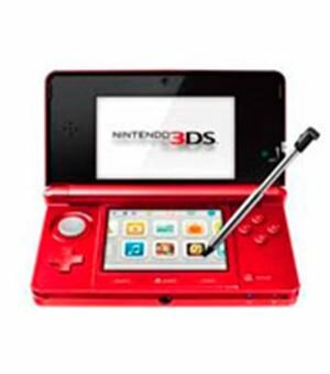 Con 3ds rojo metalico - 045496500146