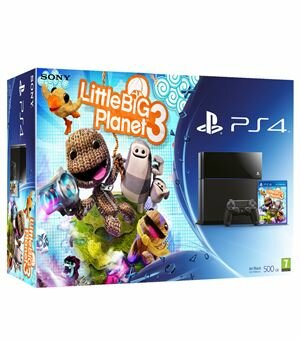 Con ps4 500 gb + little big planet 3 - 711719843016