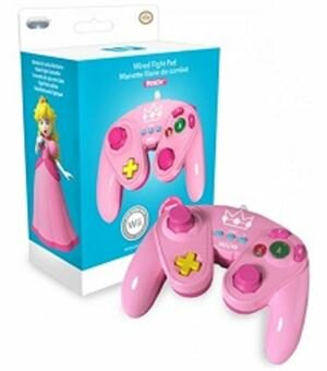 Wiiu gamecube controller peach compatible con super smash bros. - 708056051754