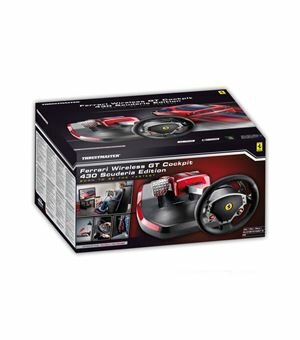 Ps3 volante wireless+pedales cockpit thrusmaster 430 escuderia ferrari g - 3362934108380