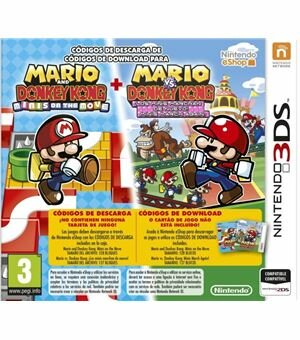 3ds mario and donkey kong+mario vs donkey kong minis codigos de descarga - 045496527150