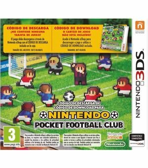 3ds nintendo pocket football club codigo de descarga - 045496526986