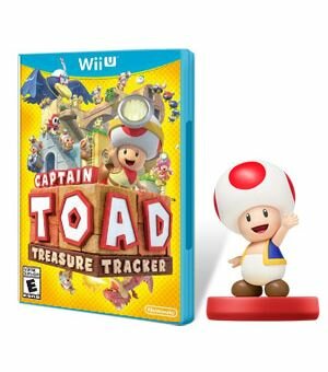 Wiiu captain toad: treasure tracker + amiibo toad - 045496334796