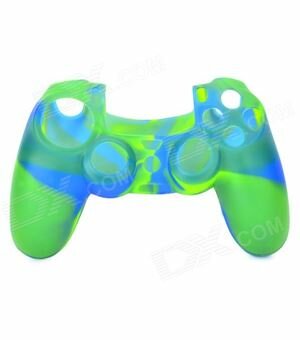 Ps4 funda silicona azul y amarillo - ACO PS4 F AZAMARI