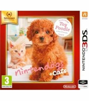 3ds nintendogs + gatos: caniche selects - 045496528713