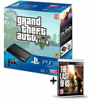 Con ps3 500gb + gta v + the last of us - 711719210887