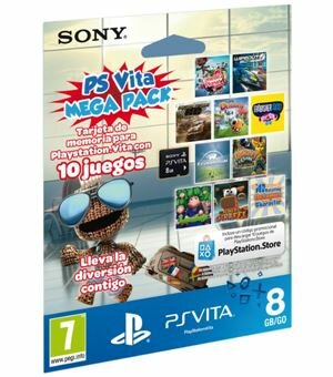 Psvita memory card 8gb megapack con 10 juegos - 711719232575