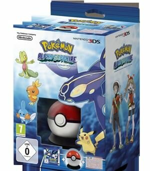 3ds pokemon alfa zafiro + pokeball + poster - 045496529338