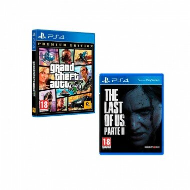 PS4 GTA V (PREMIUM EDITION) + PS4 THE LAST OF US II