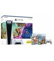 Consola PS5 Ratchet & Clank + Alex Kidd + Sackboy + Funda Mando Translucent