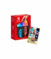 Consola Nintendo Switch OLED roja/azul + Super Mario 3D All-Stars