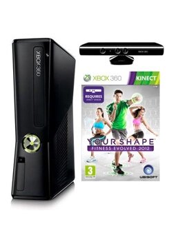 360 4GB + KINECT + YOUR SHAPE FITNESS 2012