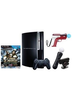 PS3 320GB + TIME CRISIS + MOVE + GUN ATTACH