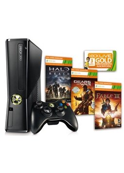 360 250GB+FABLE 3+ HALO REACH+GOW 2+3 MESES