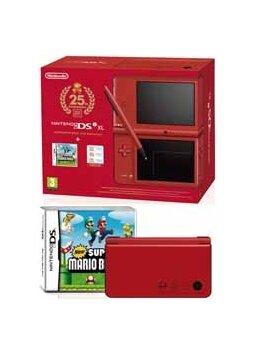 DSI XL ROJA + NEW SUPER MARIO BROS